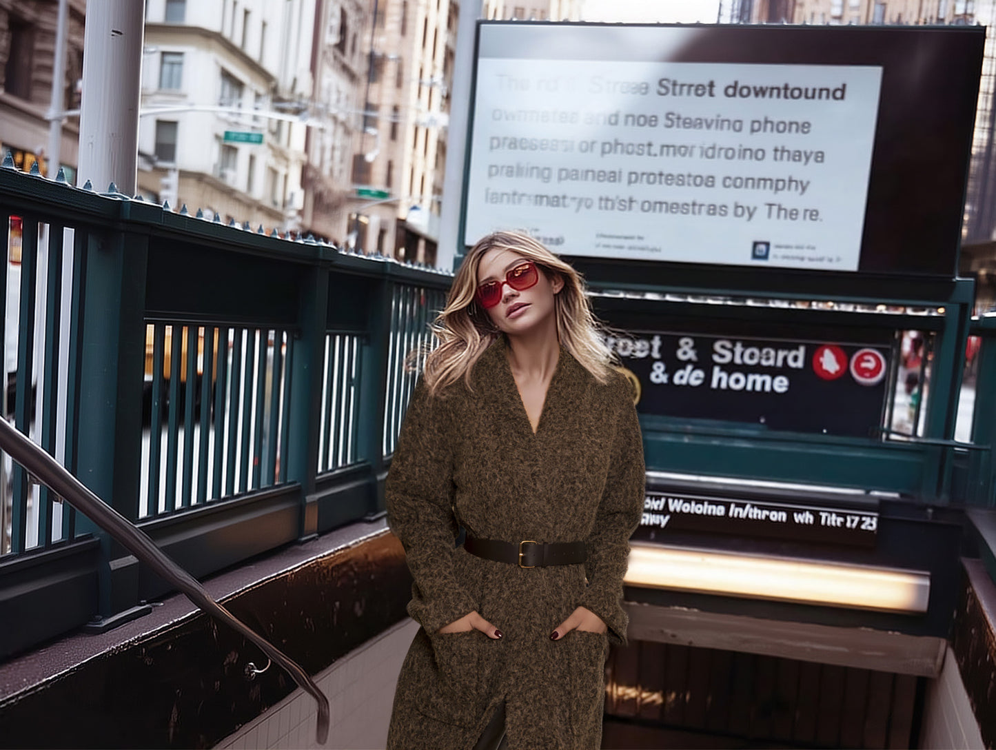 Cappotto con cintura No-nà