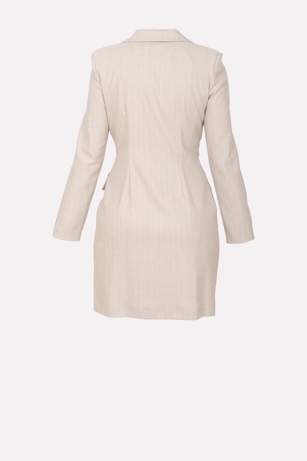Abito doppiopetto gessato con filo lurex