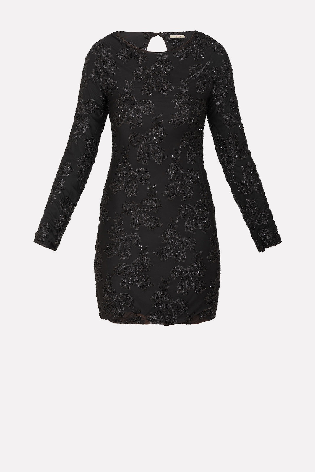 tubino in tulle e paillets