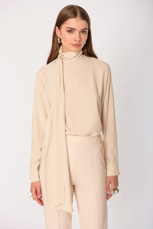 Blusa con accessorio No-nà