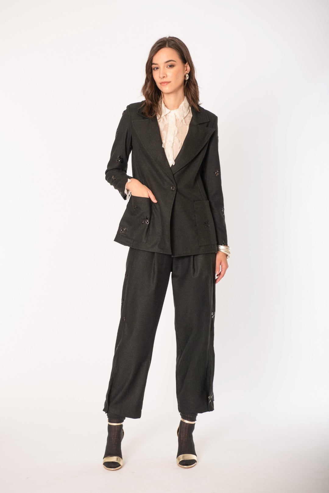 completo con inserto paillettes