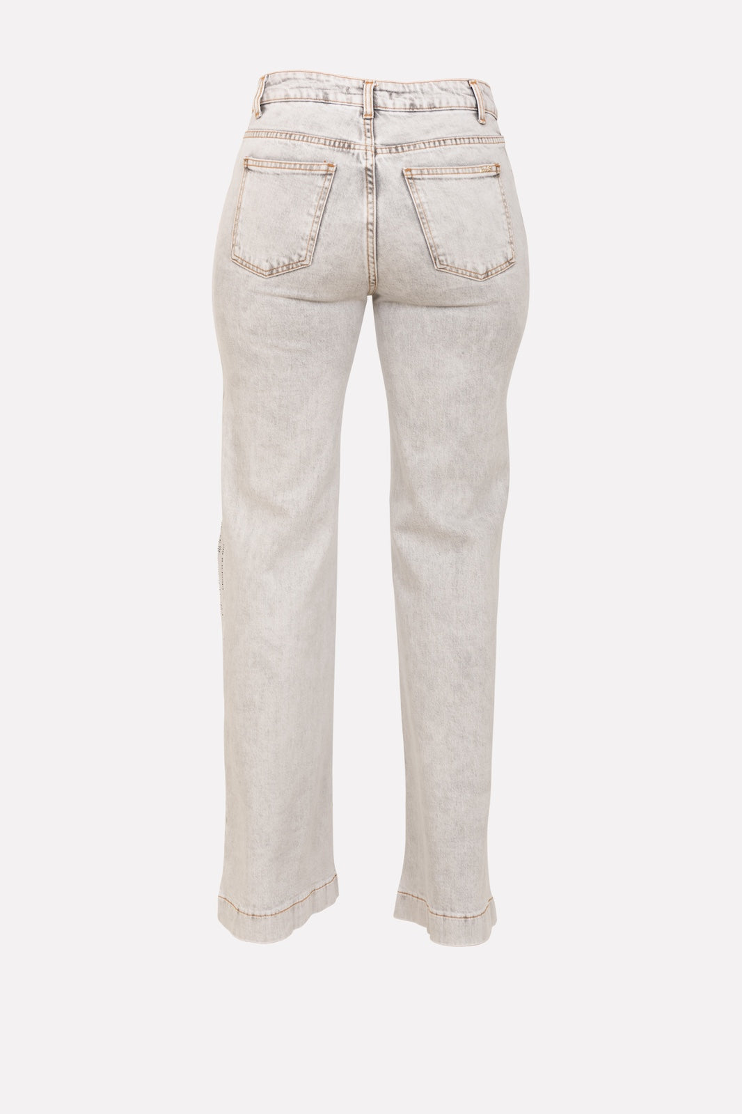 Denim con applicazione strass