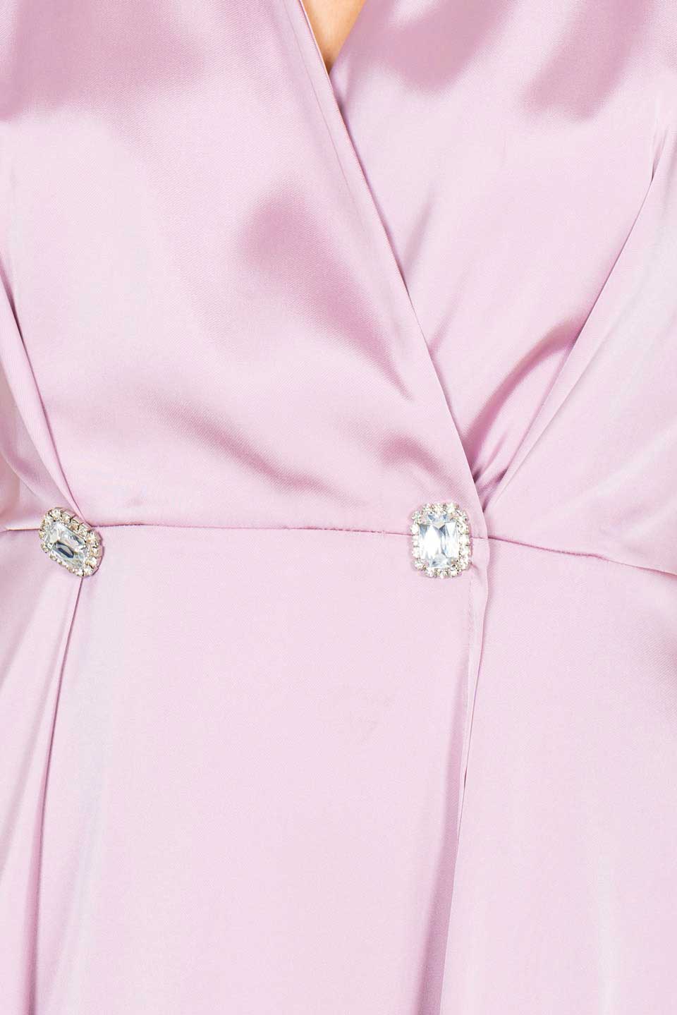 Abito No-nà con bottoni gioiello