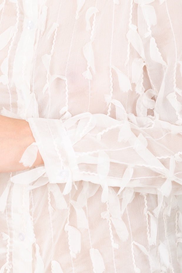 camicia con frangine No-nà