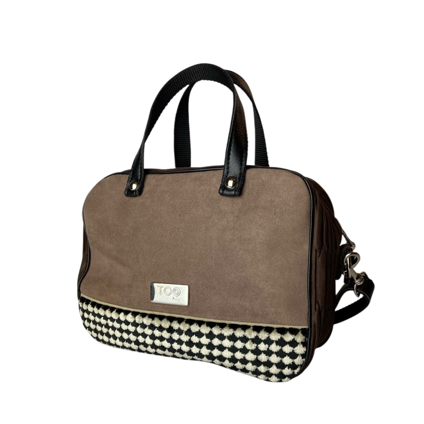 Camera Bag Pied de Poule - Borsa donna a mano e tracolla