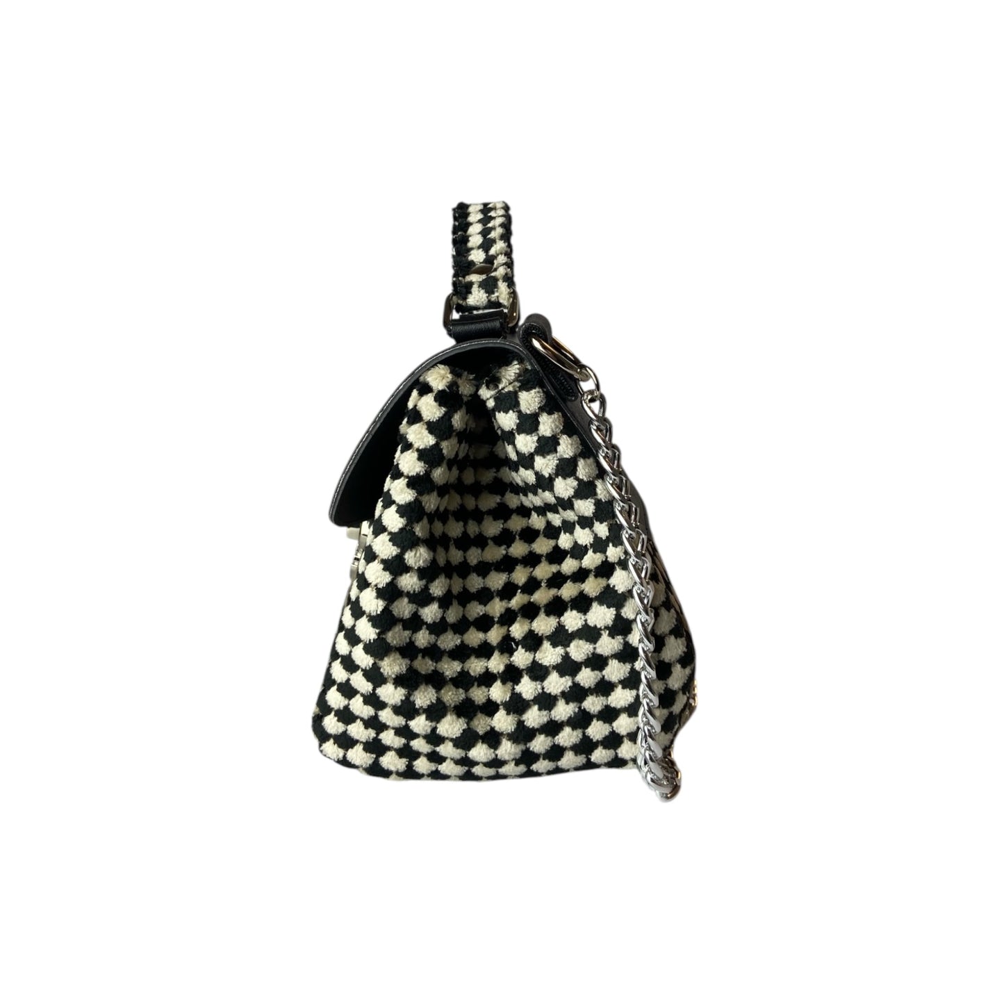 Mini Miura Pied de Poule & Nero - Borsa donna a mano e tracolla