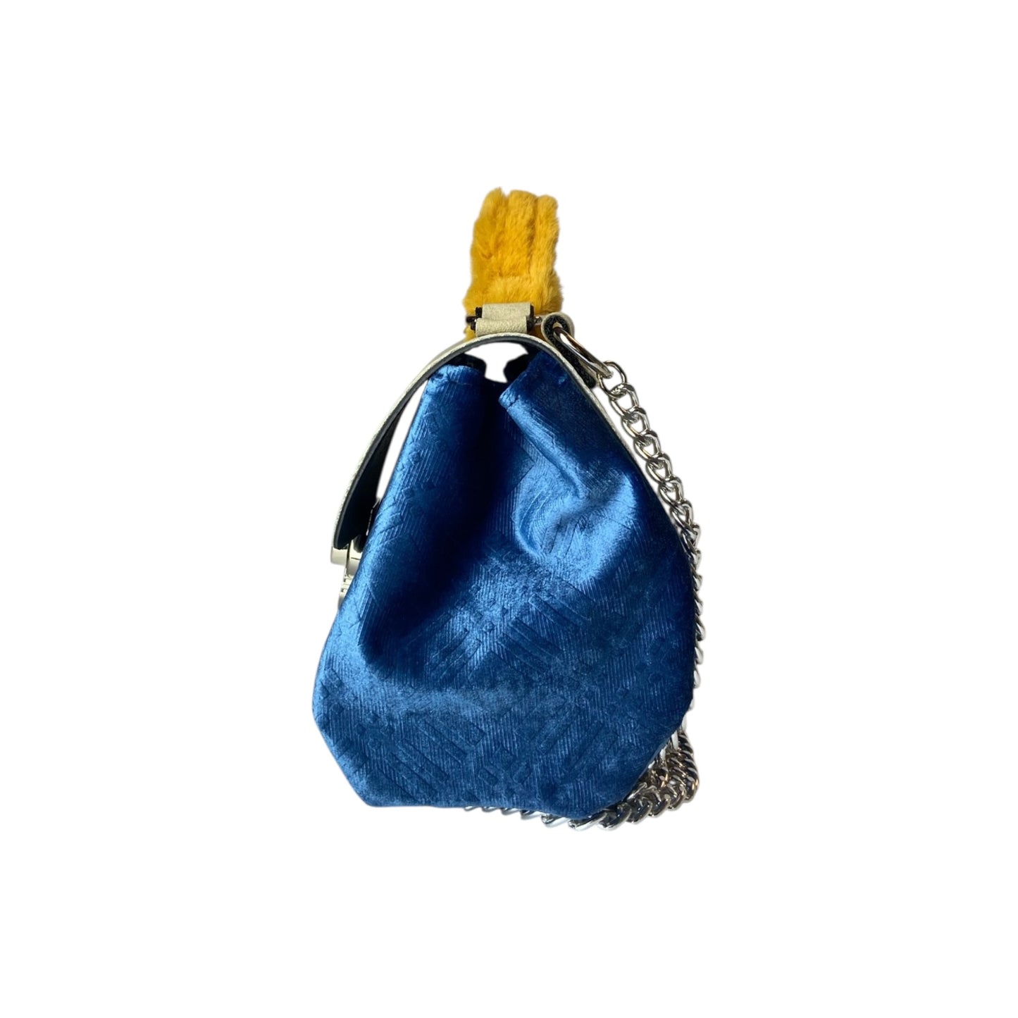 Mini Miura Blu & Panna - Borsa donna a mano e tracolla