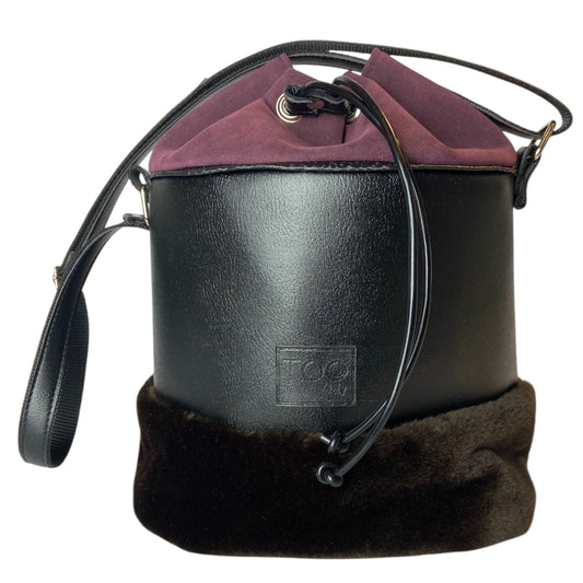 Secchiello Noir Bordeaux - Borsa donna a tracolla