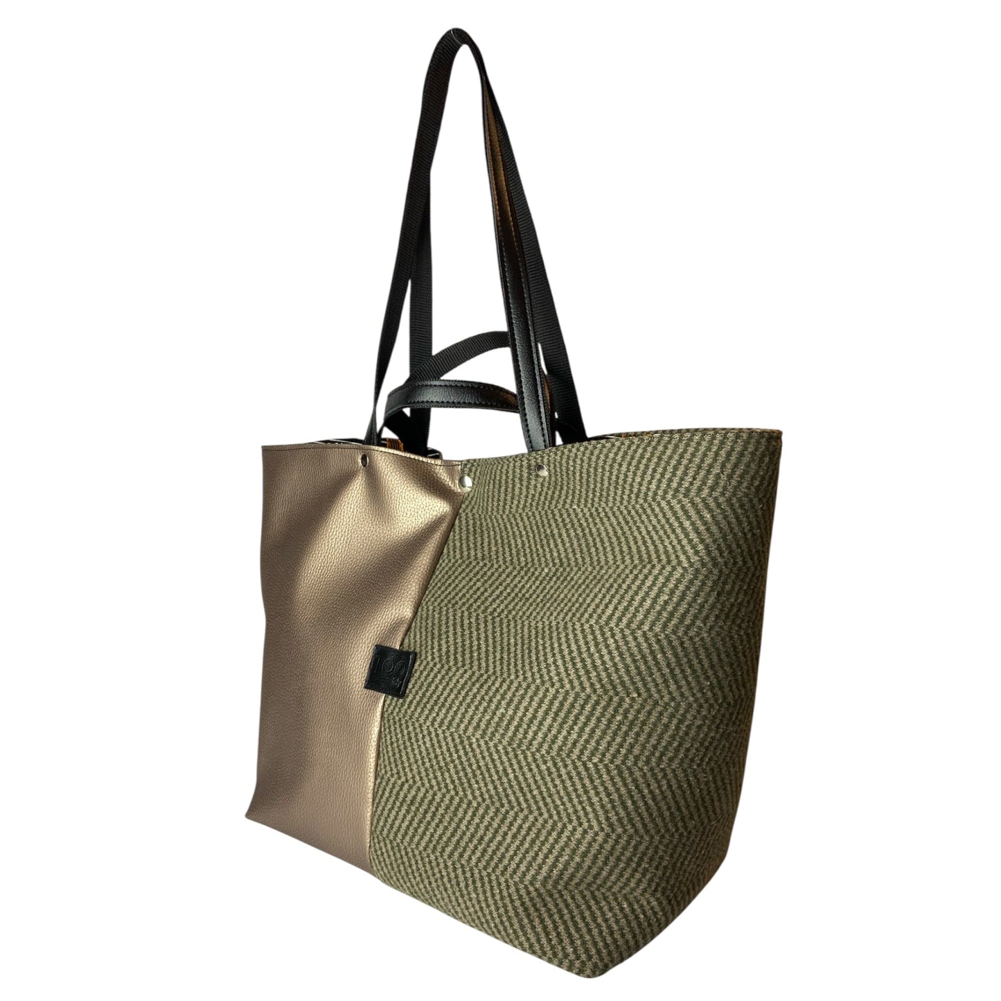 Tote Verde Salvia - Borsa donna a mano e a spalla