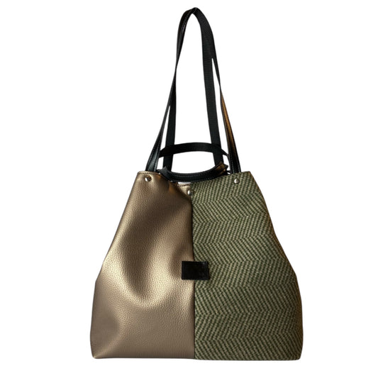 Tote Verde Salvia - Borsa donna a mano e a spalla