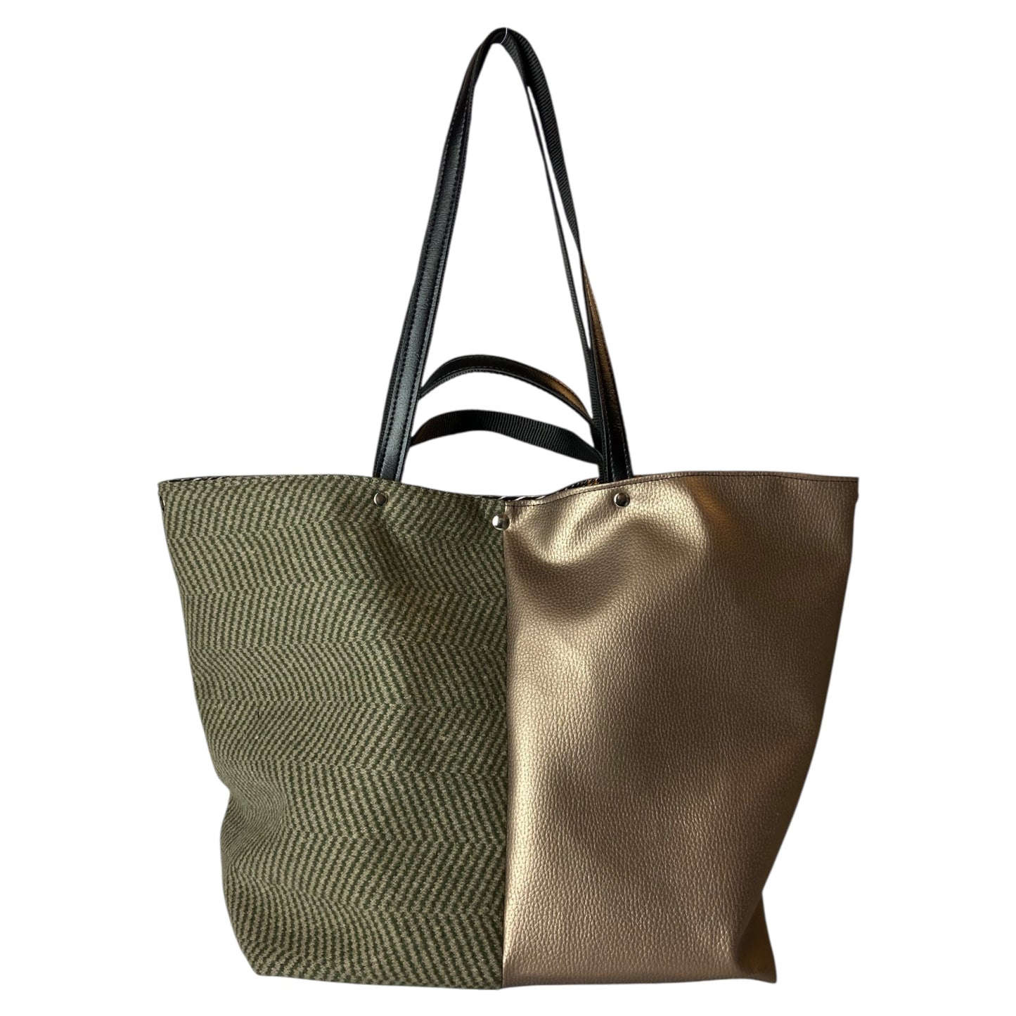 Tote Verde Salvia - Borsa donna a mano e a spalla