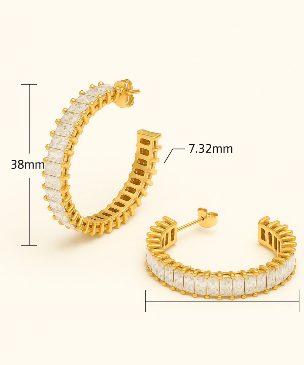 Orecchino Zirconi Big