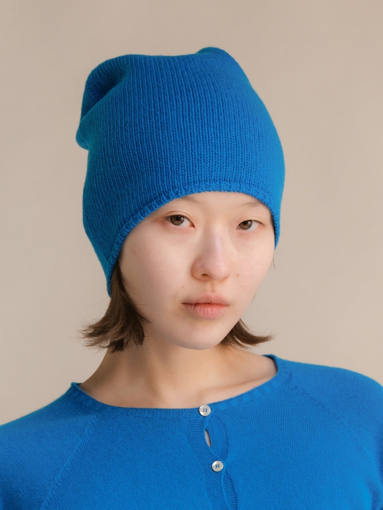 Cashmere Mix Beanie (3D-Knit)