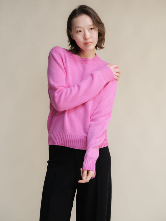 Pure Cashmere Crewneck Sweater
