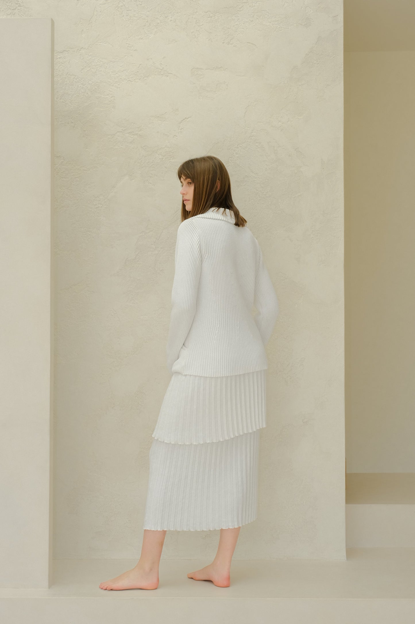 Fine Cotton Double Breasted Jacket