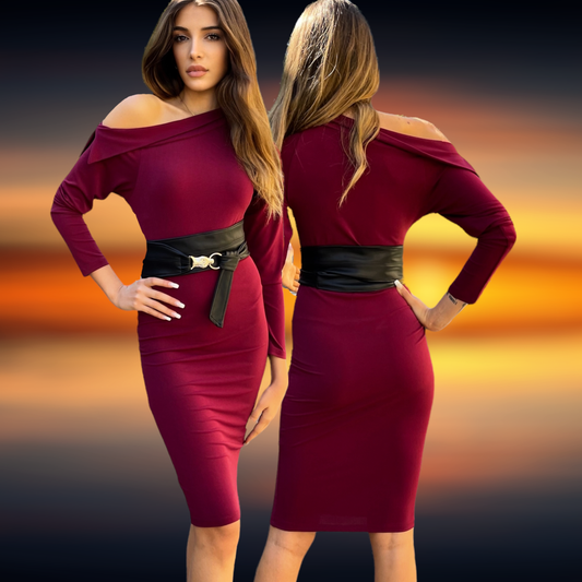 Tubino Collo Spalla N.Bordeaux