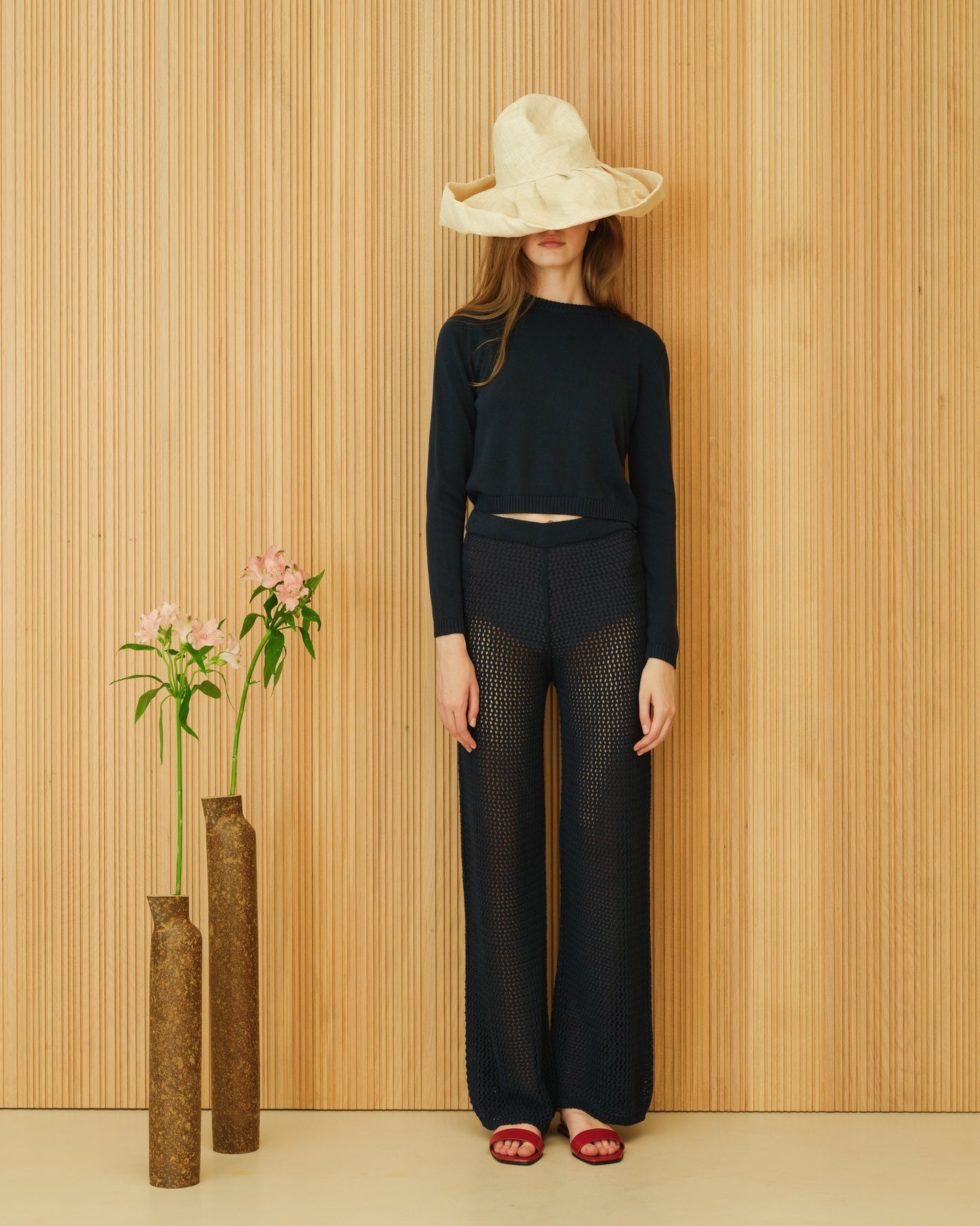 Fine Cotton Crochet Pants