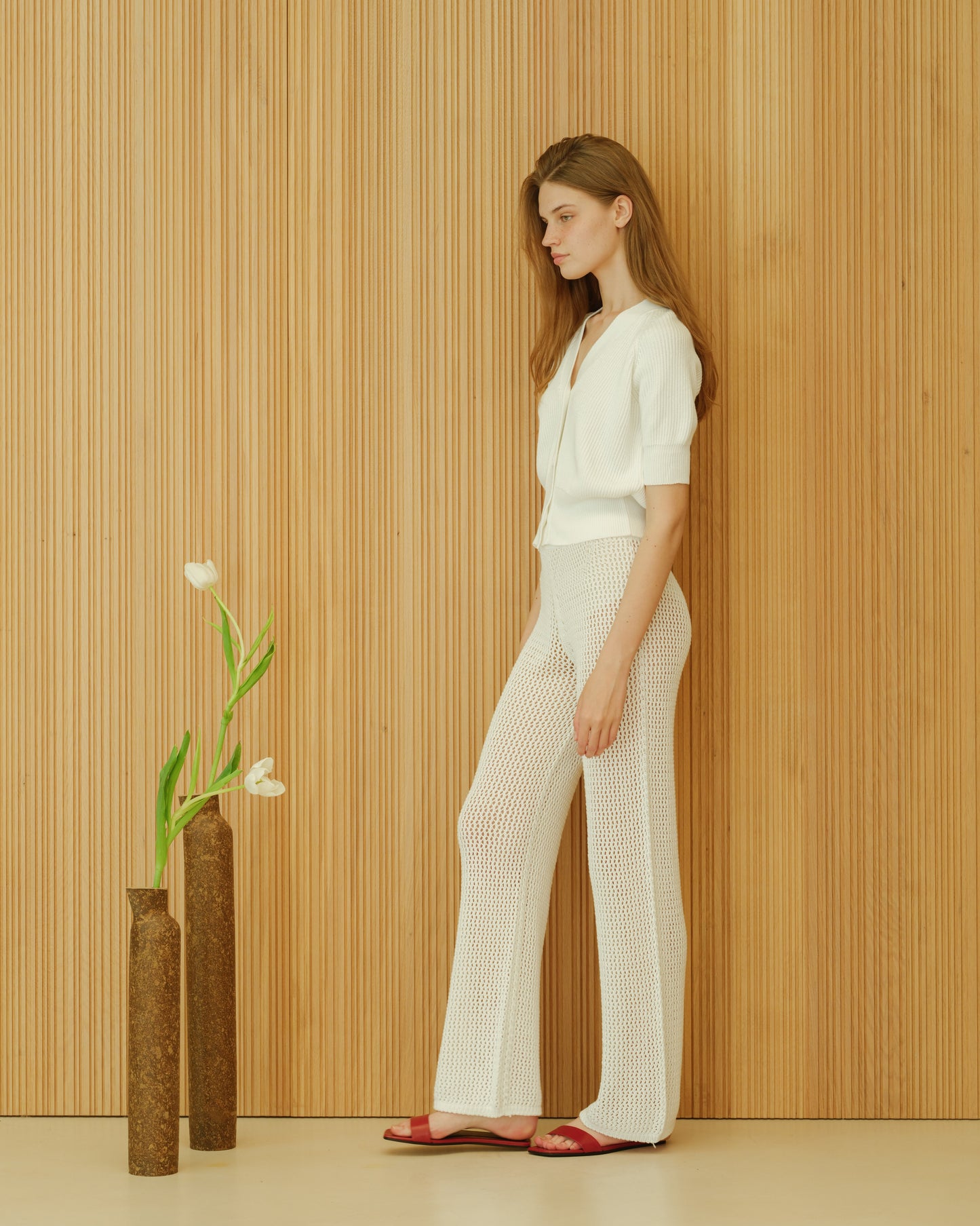 Fine Cotton Crochet Pants