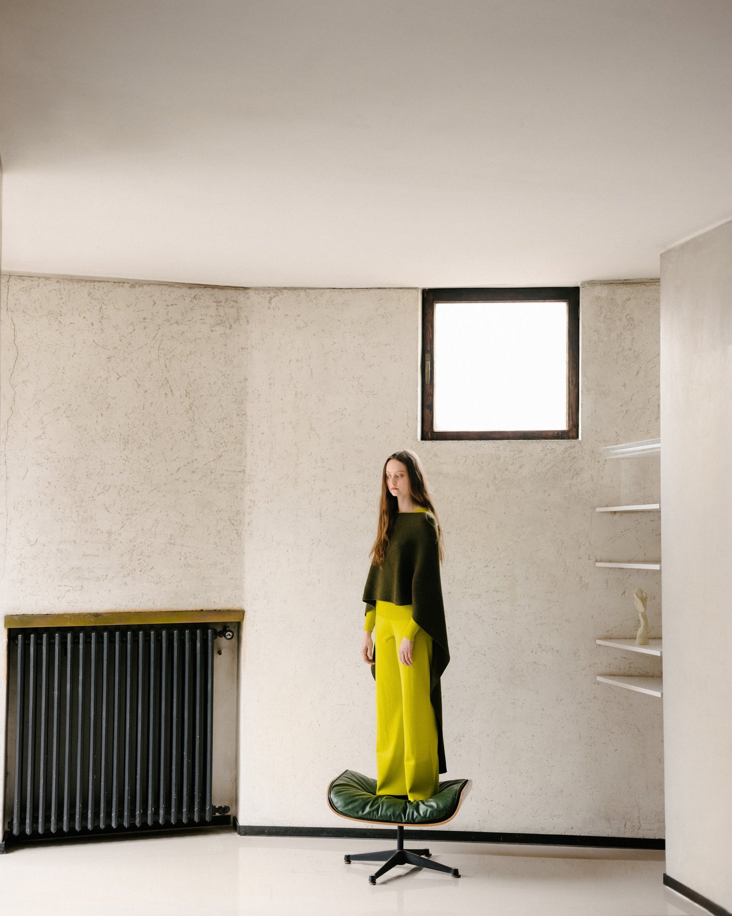 Pure Cashmere Maxi Ribbed Scarf