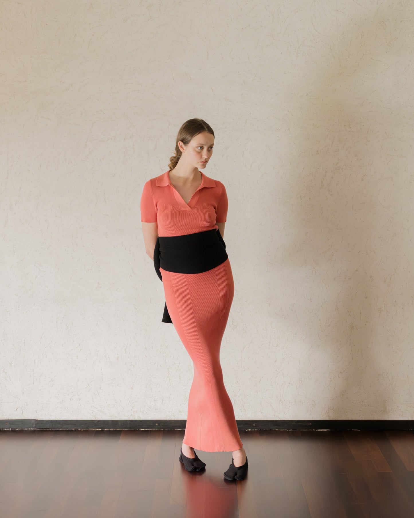 Fine Cotton Open-Back Dress