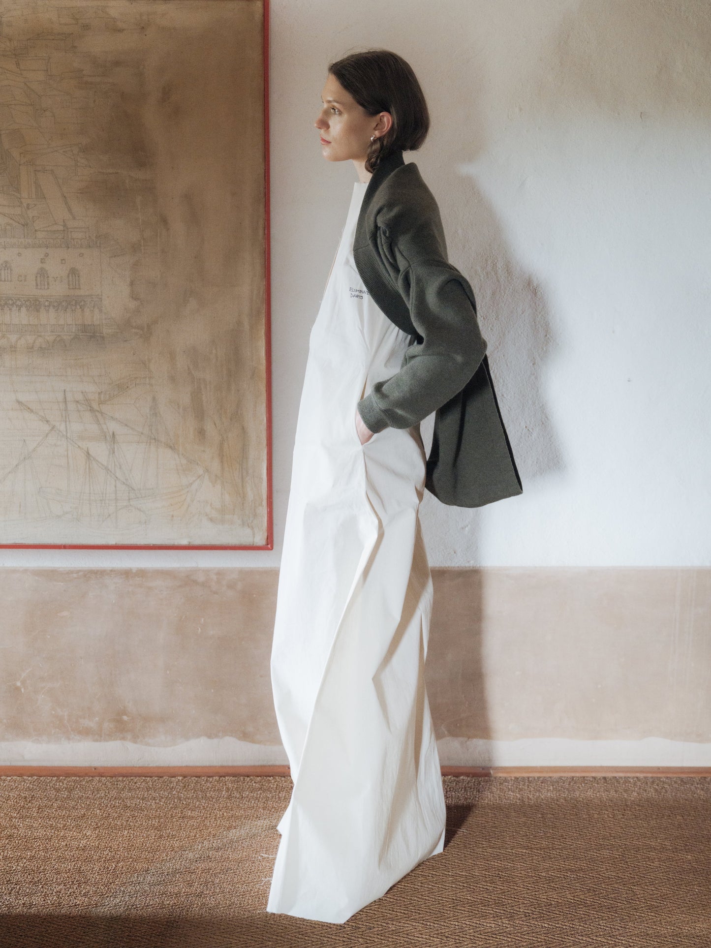 Lambswool Cropped Hoodie