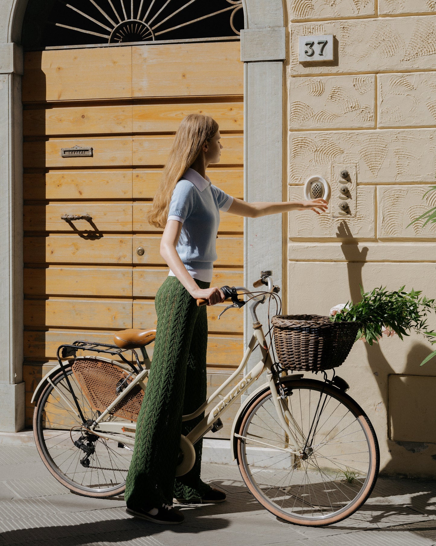 Fine Cotton Crochet Zig Zag Pants