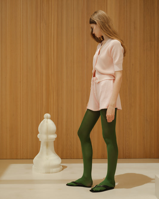 Fine Cotton Shorts with Drawstrings (3D-Knit)