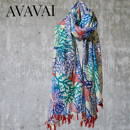 Beach Sarong / Sciarpa ✨ Blue Coral
