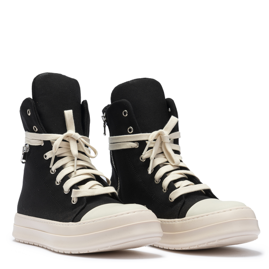 Sneakers Canvas High Zip