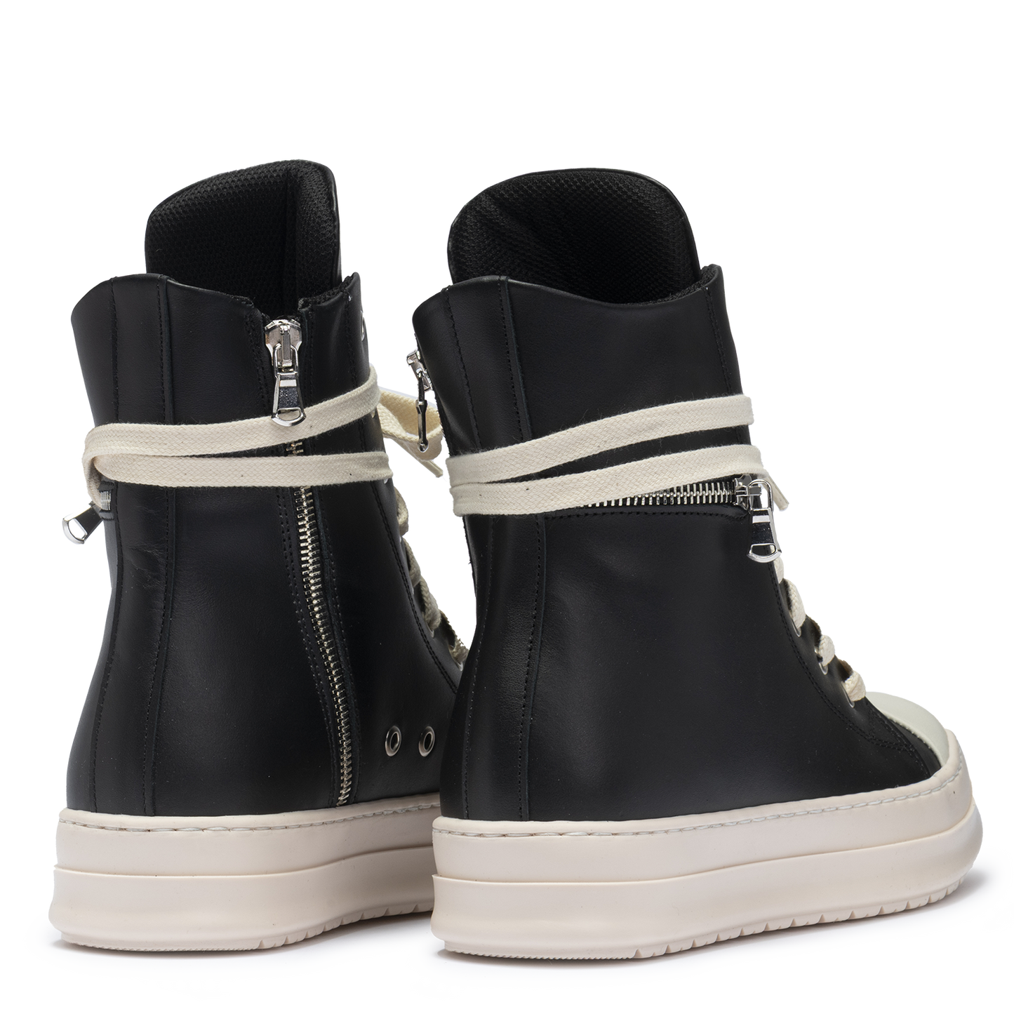 Sneakers Leather High Zip