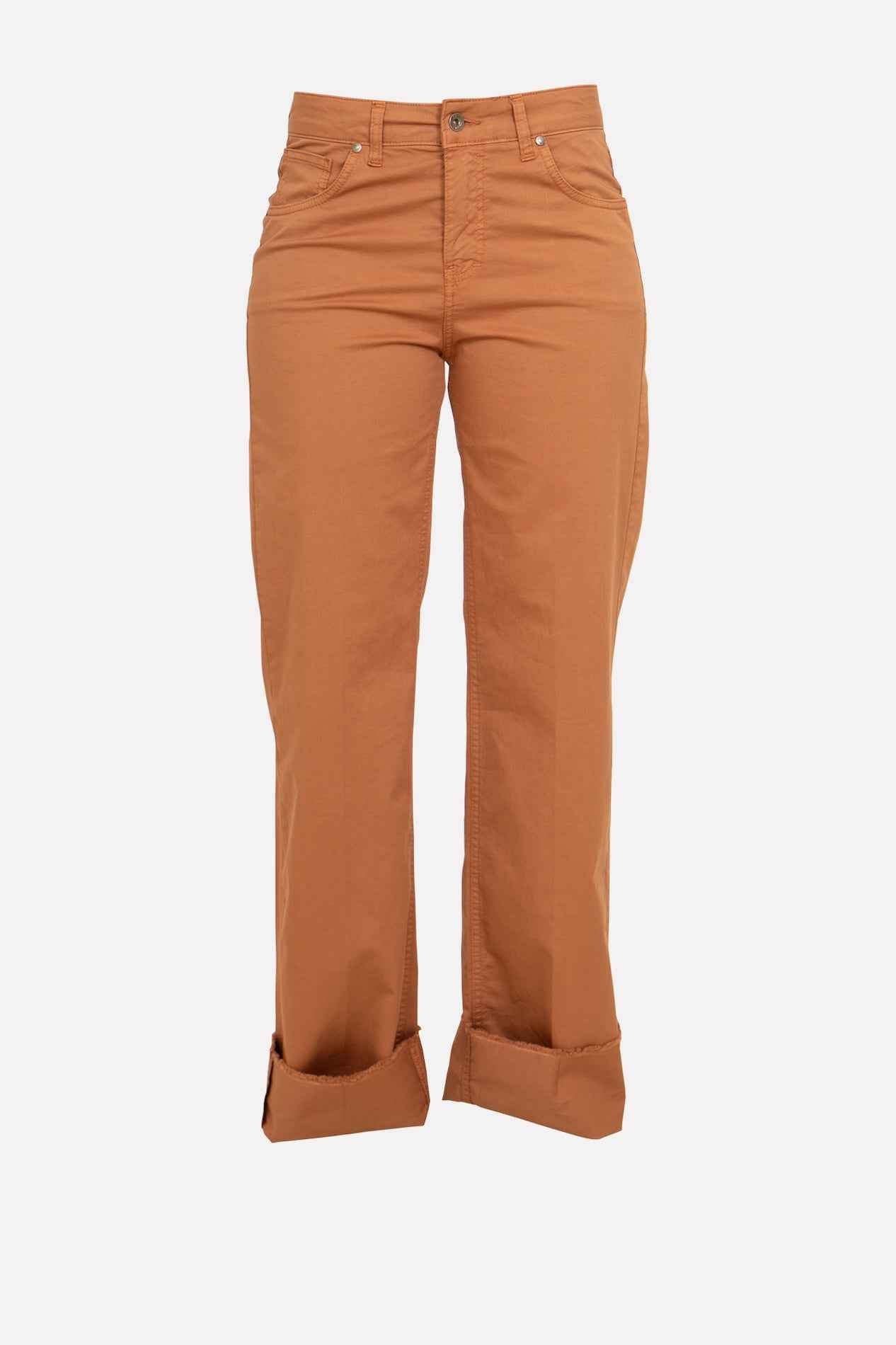 Pantalone con risvolto no-nà