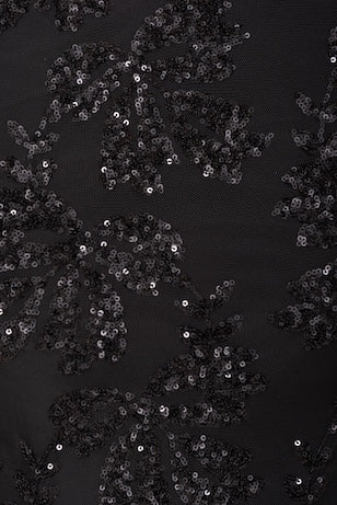 tubino in tulle e paillets