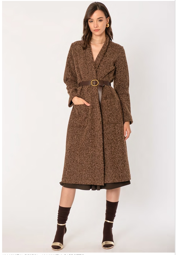 Cappotto con cintura No-nà