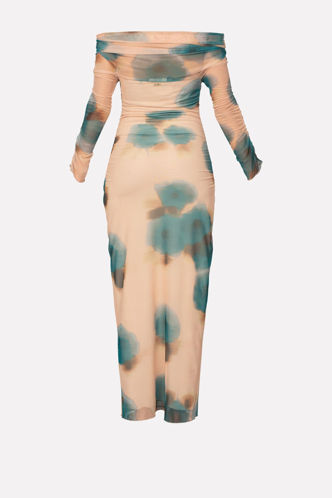 abito tulle fantasia fiori No-nà