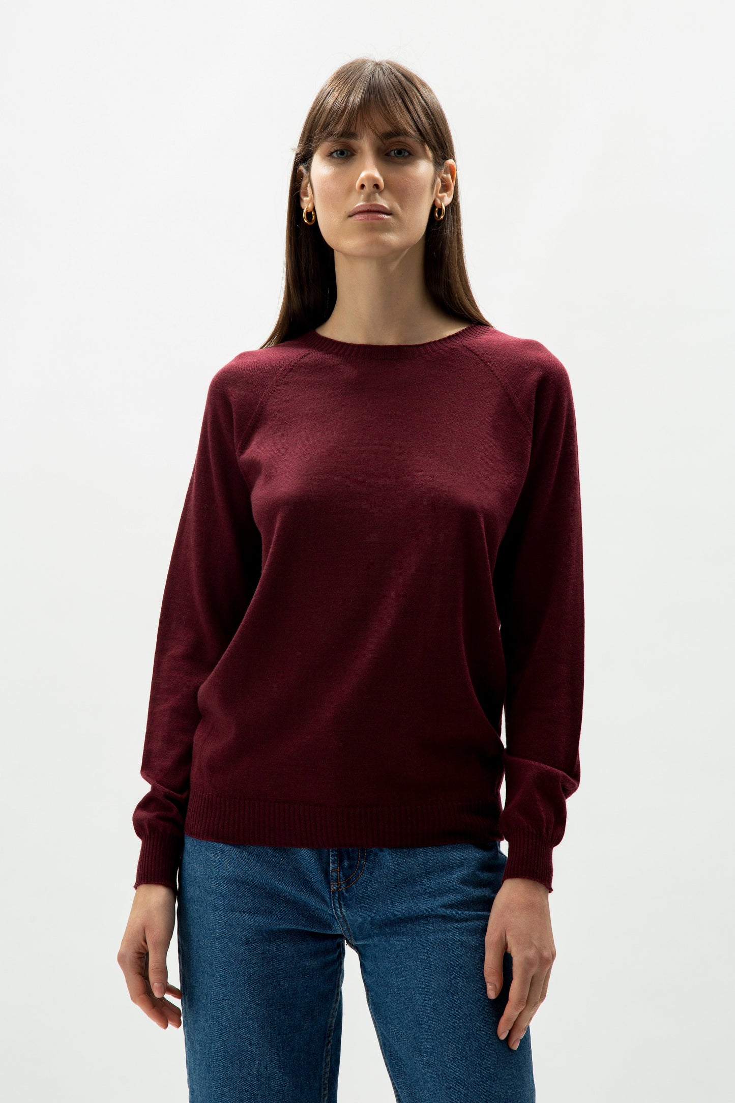 Extra Fine Merino Wool Crewneck Sweater (3D-Knit)