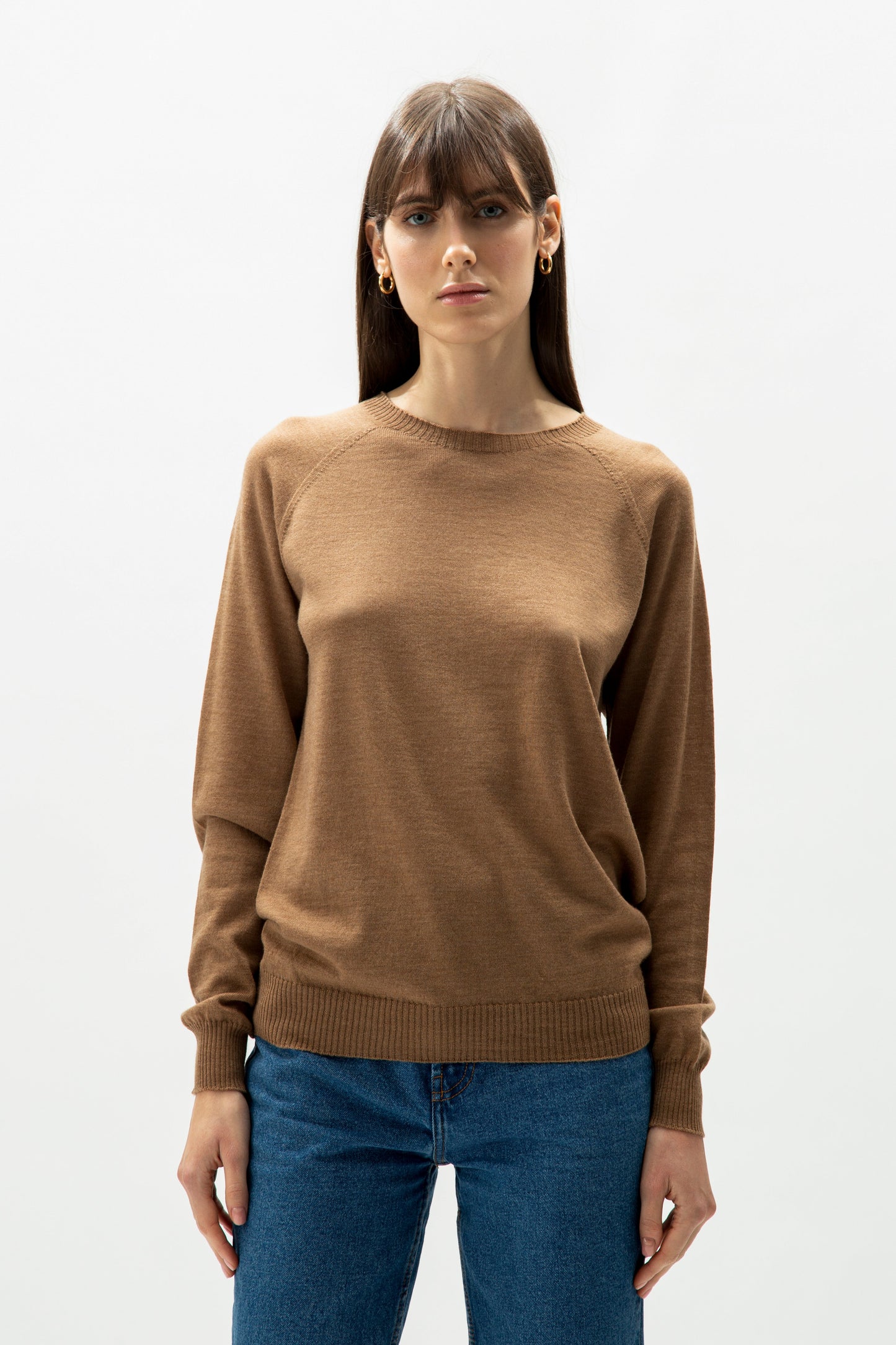 Extra Fine Merino Wool Crewneck Sweater (3D-Knit)