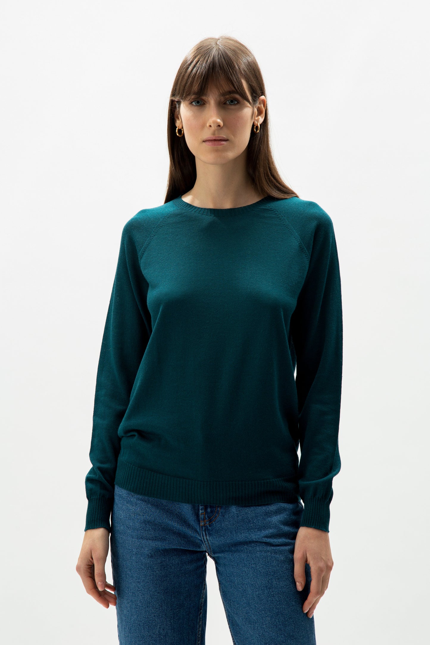 Extra Fine Merino Wool Crewneck Sweater (3D-Knit)