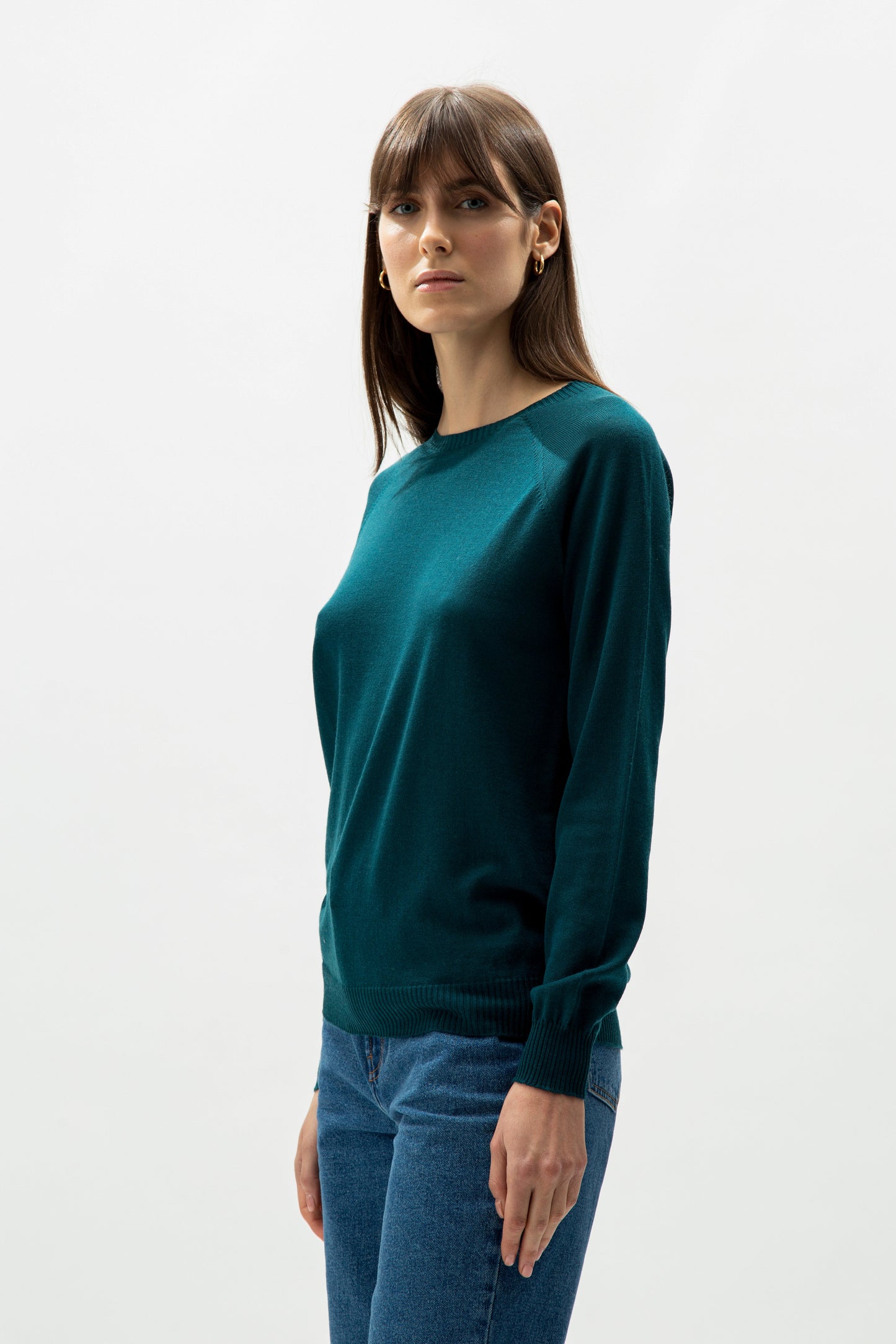 Extra Fine Merino Wool Crewneck Sweater (3D-Knit)