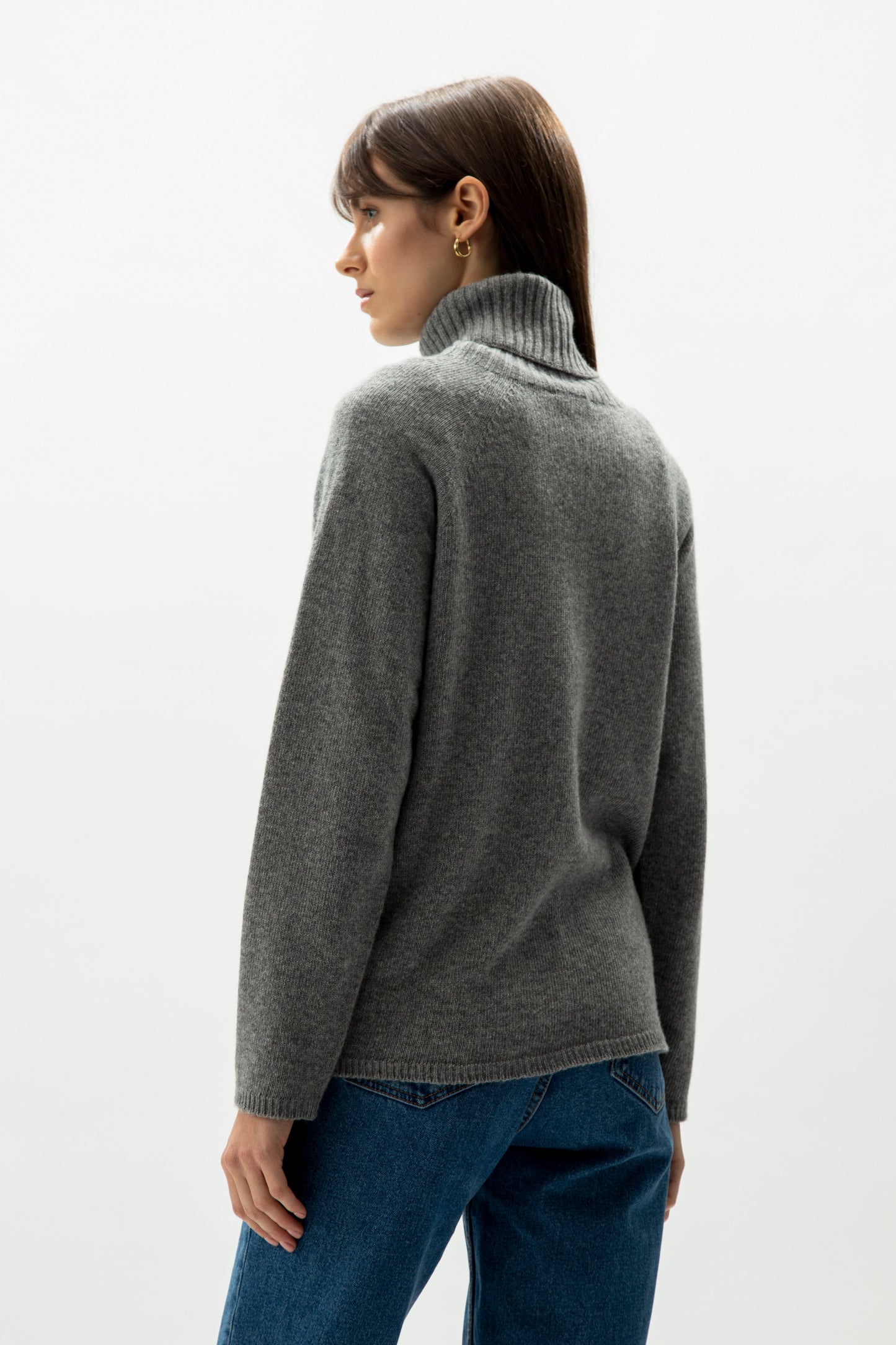 Cashmere Mix Turtleneck Sweater (3D-Knit)