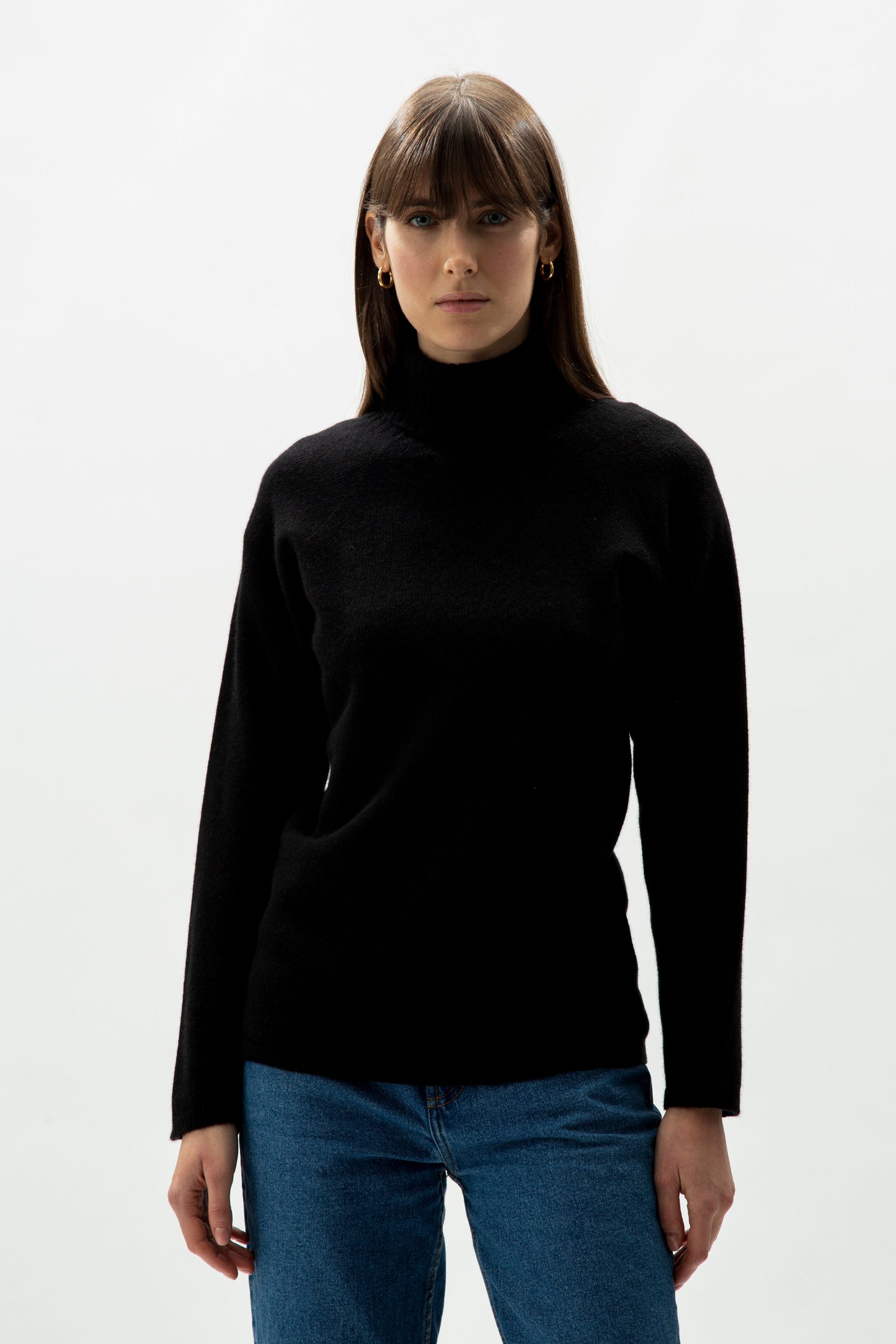 Cashmere Mix Turtleneck Sweater (3D-Knit)