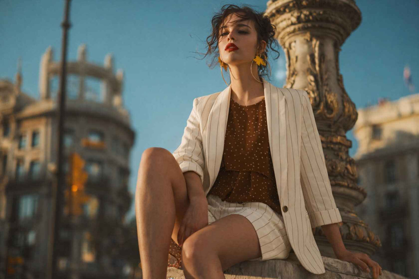 tailluer gessato con short.. No-nà