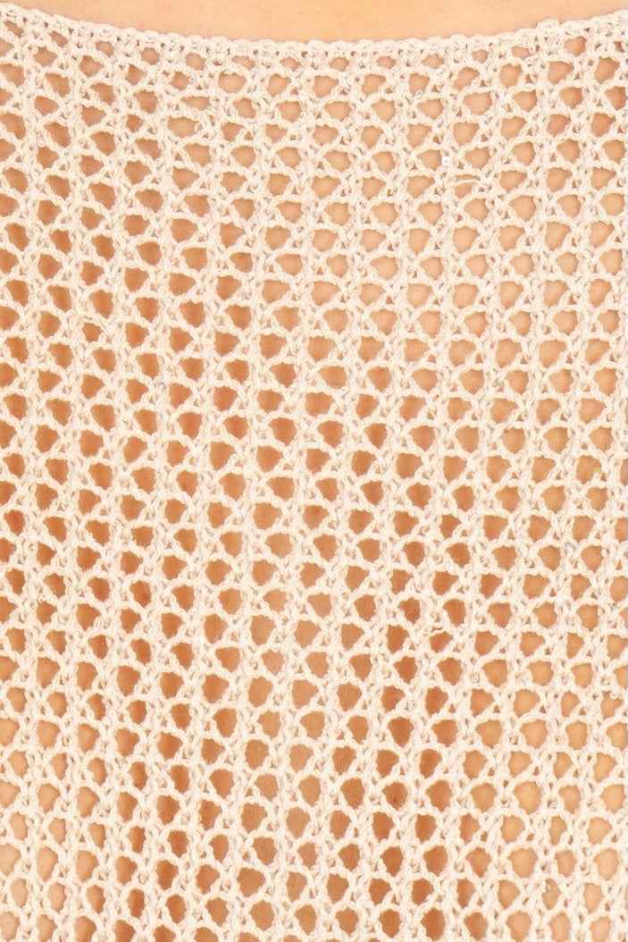 Maglia crochet con punti luce No-nà