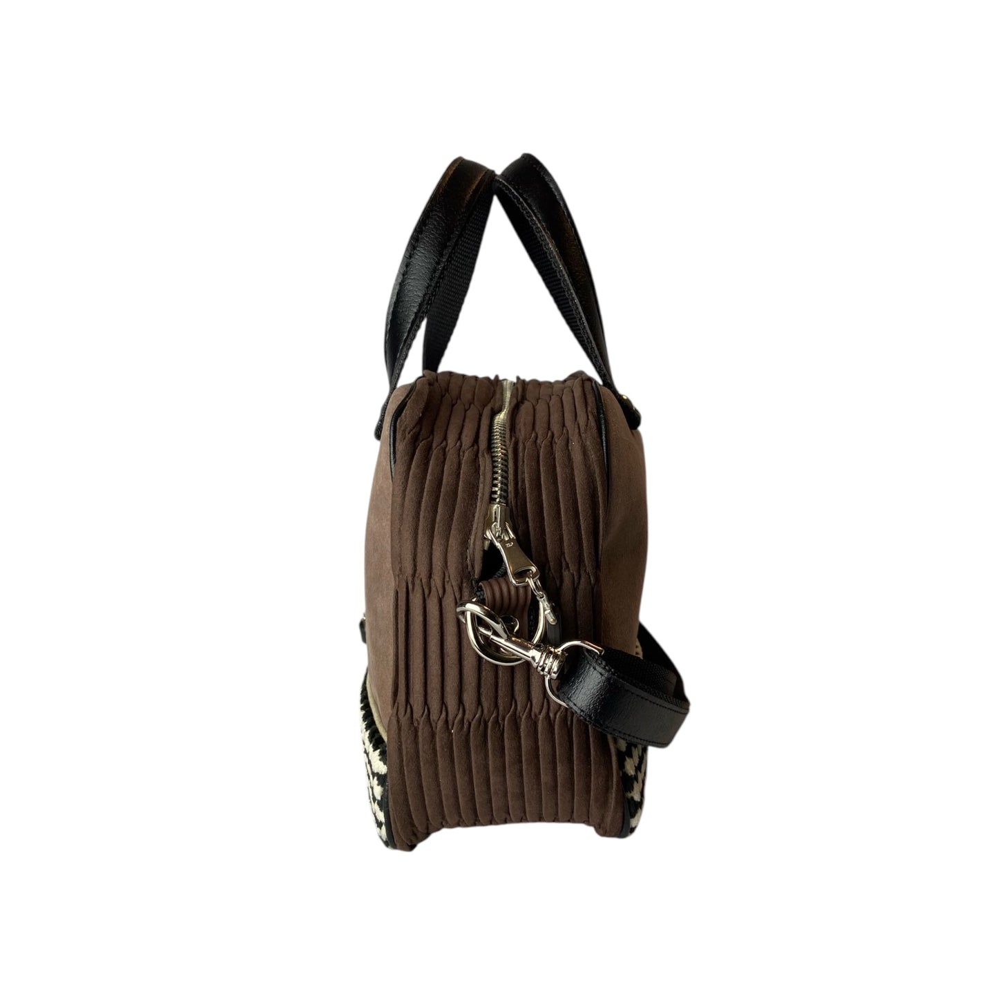 Camera Bag Pied de Poule  - Borsa donna a mano e tracolla