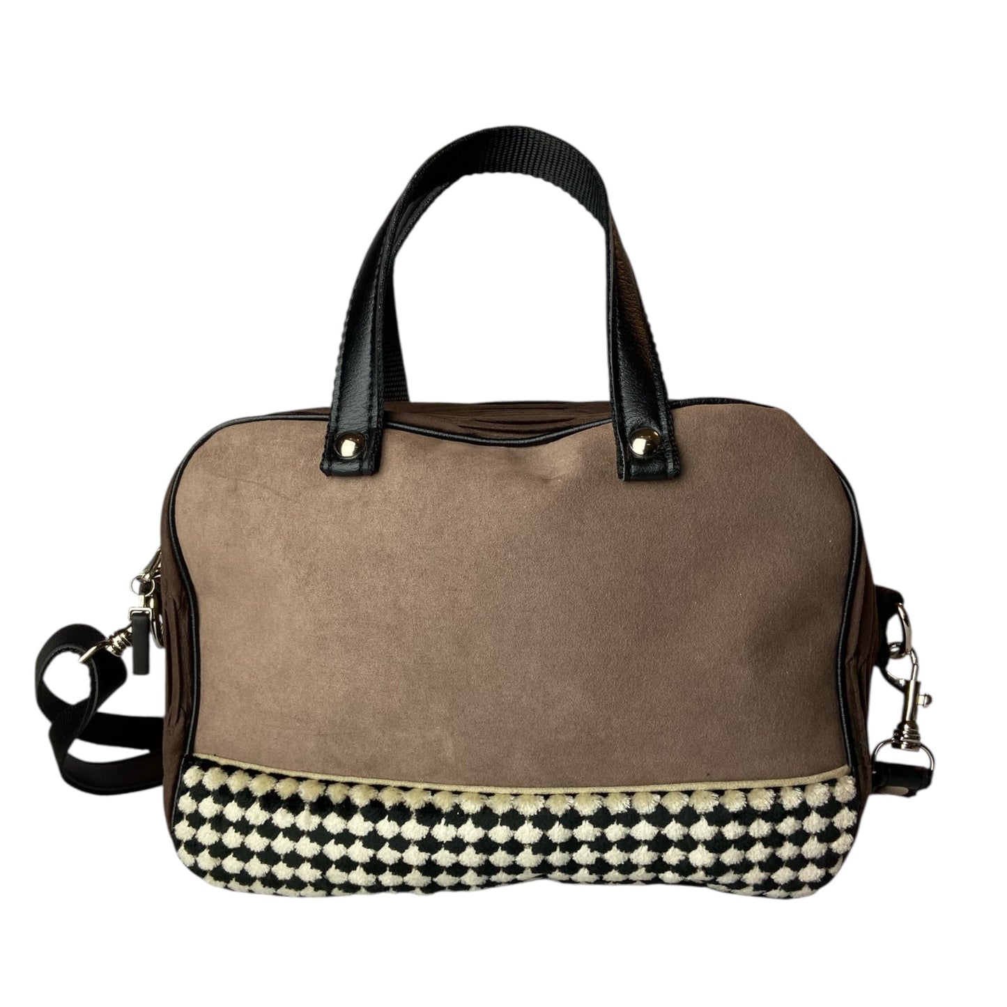 Camera Bag Pied de Poule  - Borsa donna a mano e tracolla