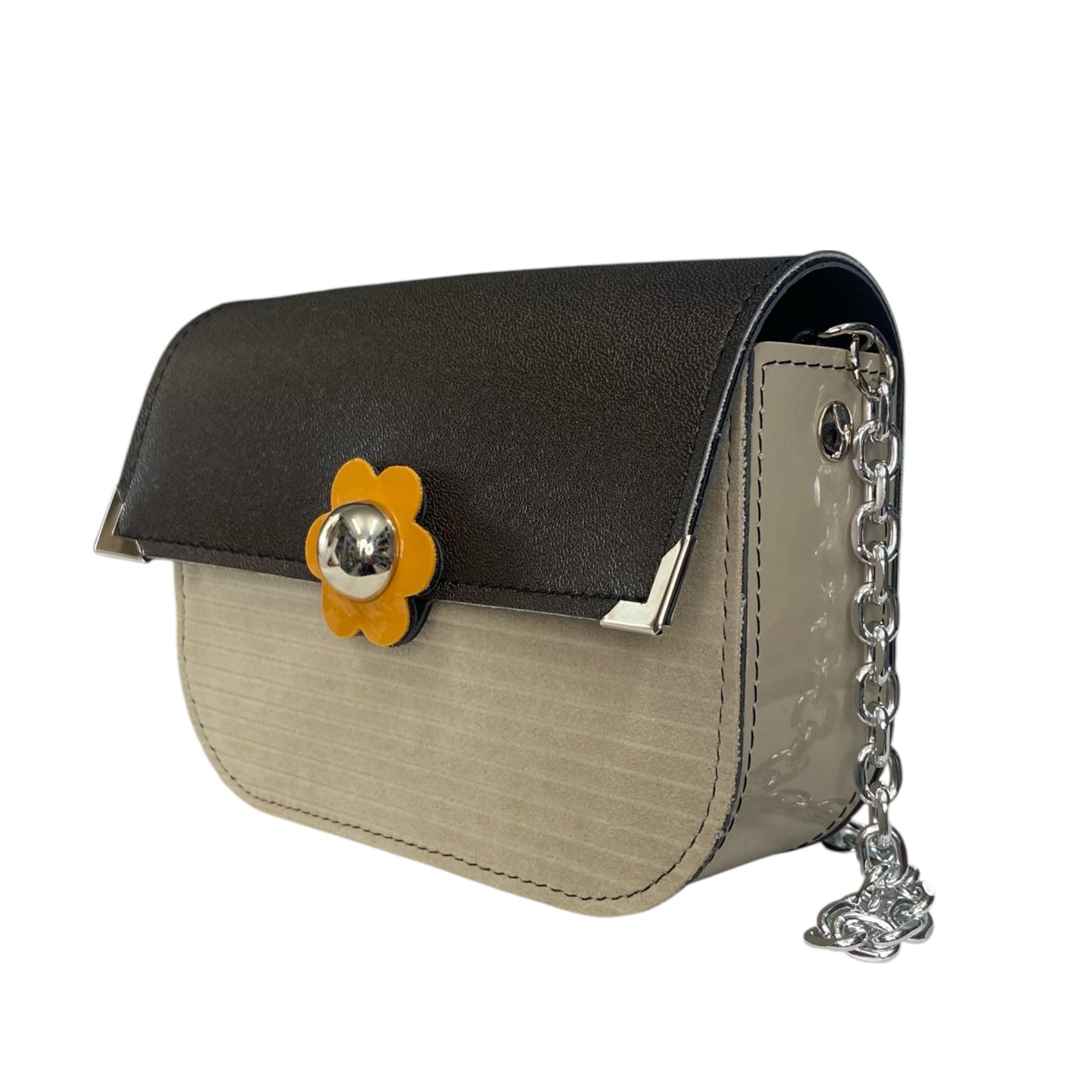 Chicca Mini Miele - Messenger Bag con tracolla