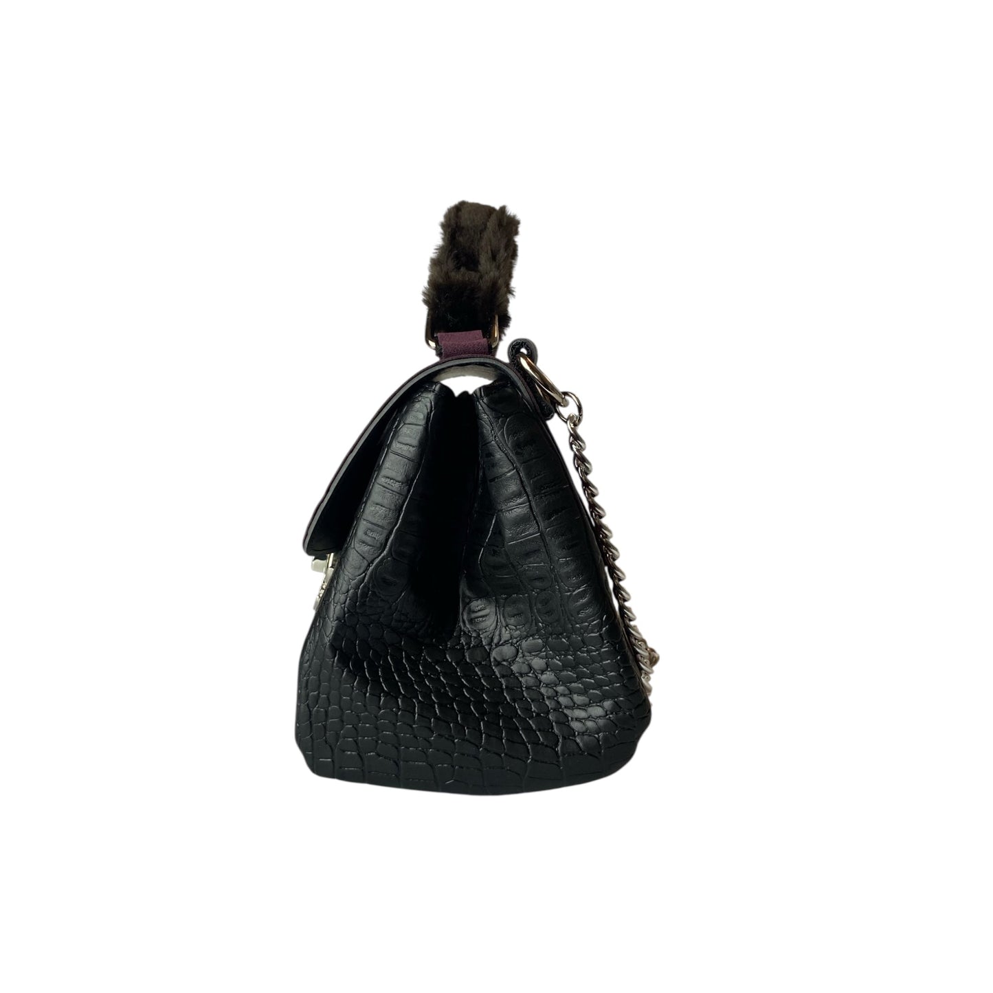 Mini Miura Nera & Prugna - Borsa donna a mano e tracolla