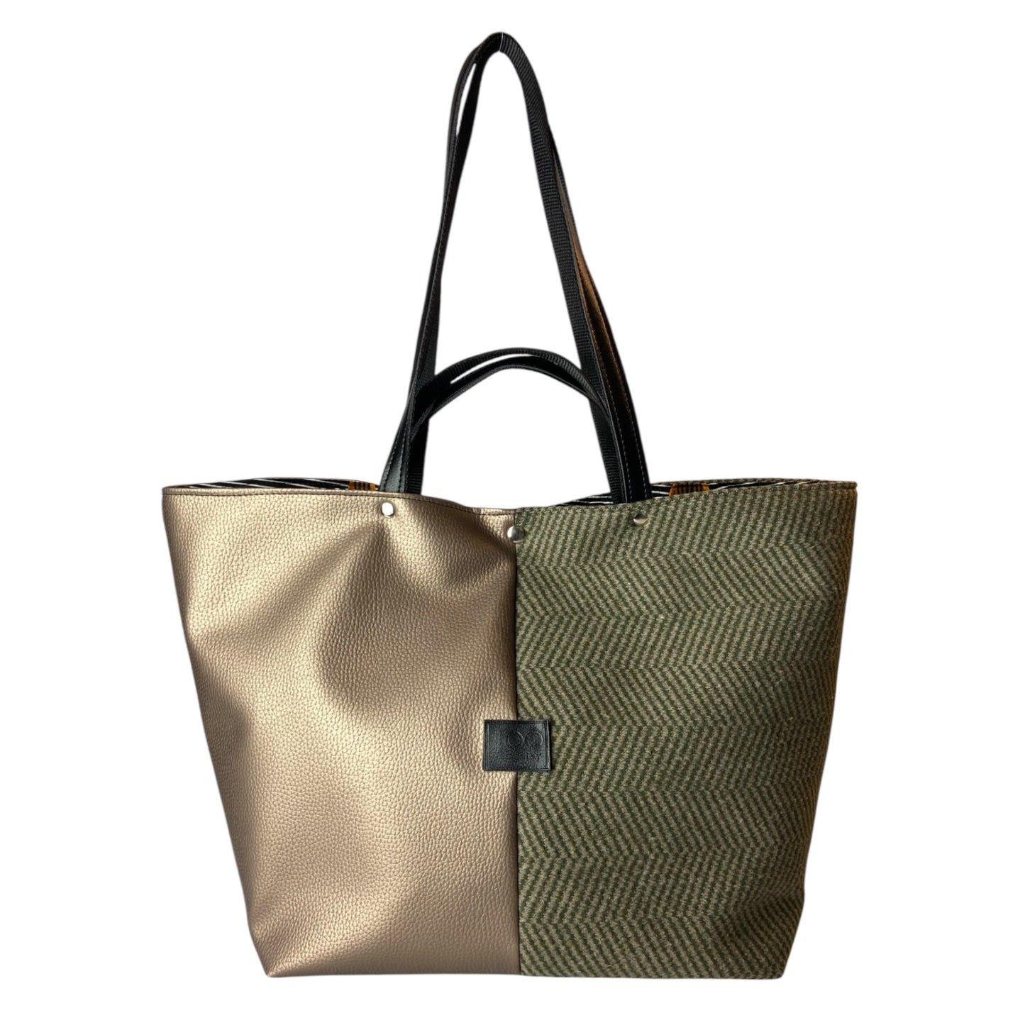 Tote Verde Salvia - Borsa donna a mano e a spalla