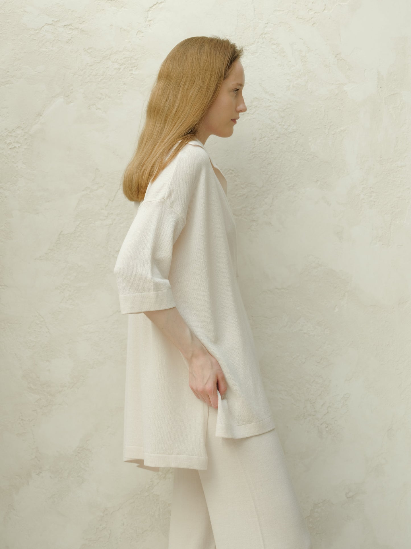 Extra Fine Merino Wool Maxi Polo