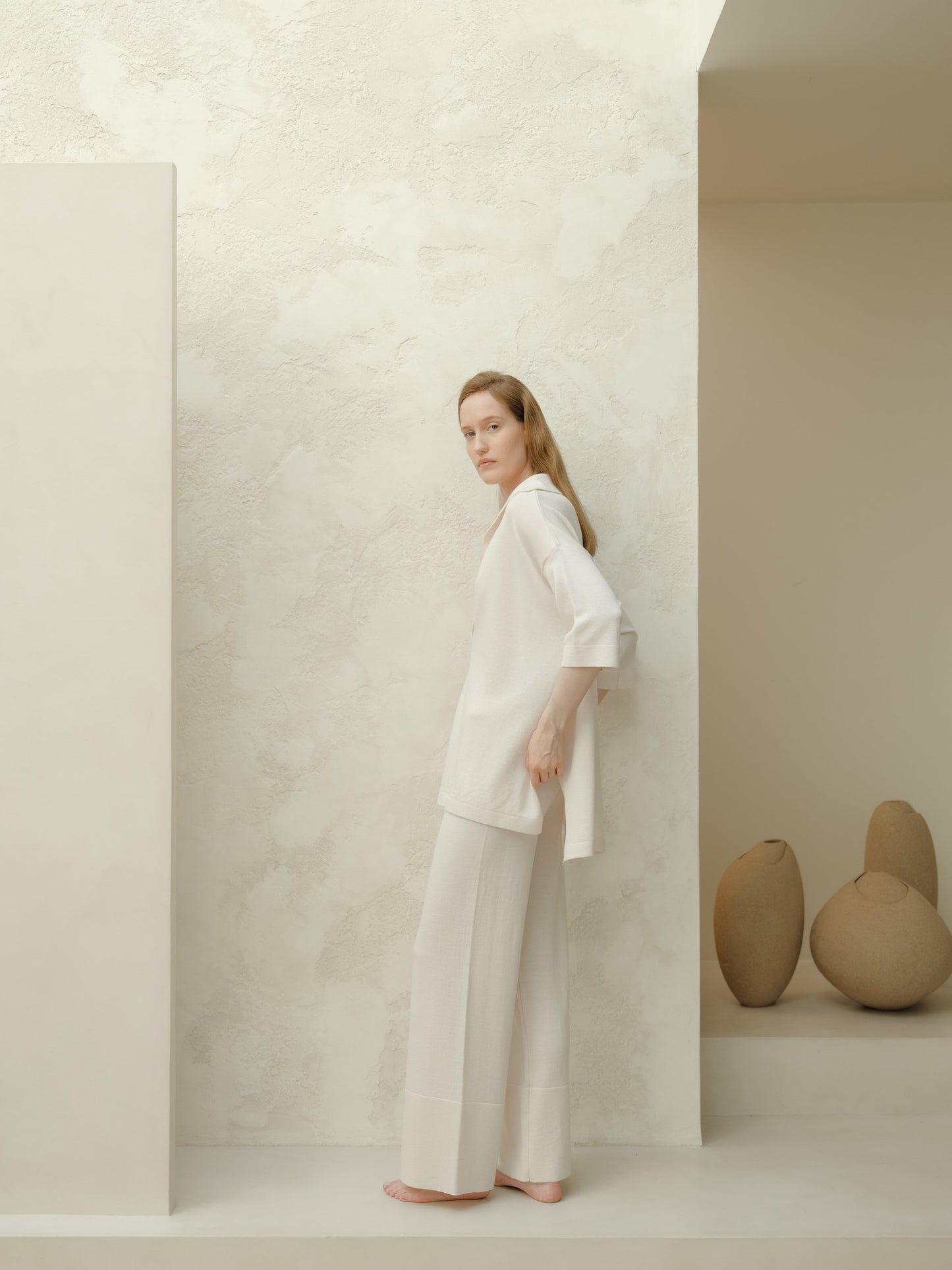 Extra Fine Merino Wool Maxi Polo