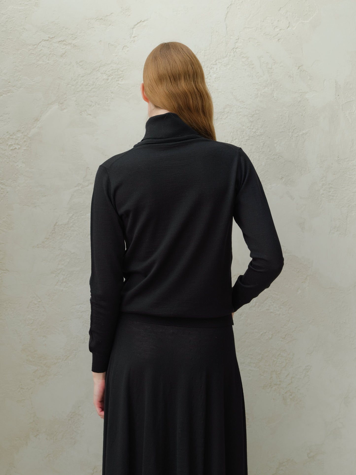 Extra Fine Merino Wool Turtleneck Sweater